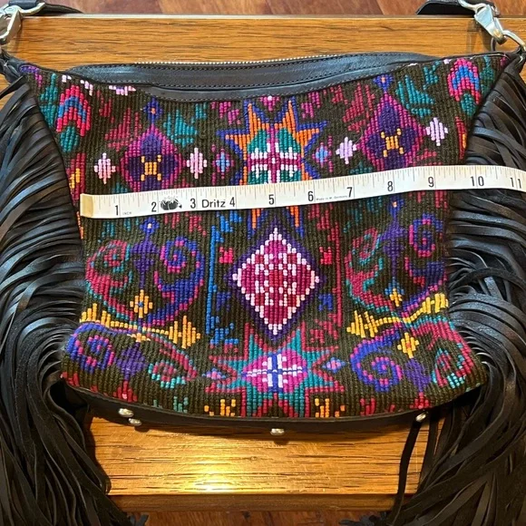 Little Guatemala Full Caterina Fringe Bag - Picture 2 of 8